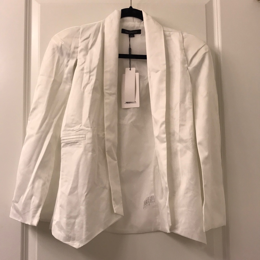 White Satin Cape/Jacket